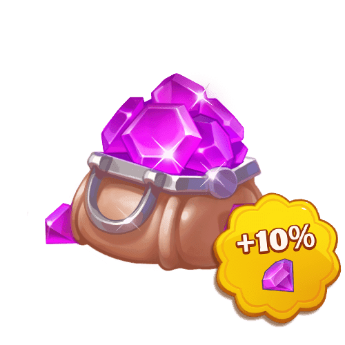 Донат Medium set of gems
