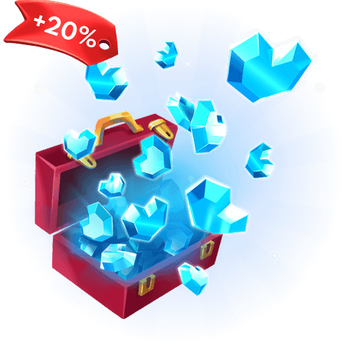 Донат 15500 Gems