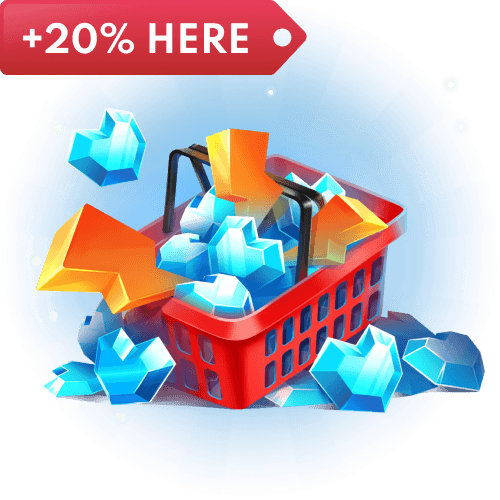 Донат 120000 Gems